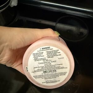 Champagne toast 3 wick candle.